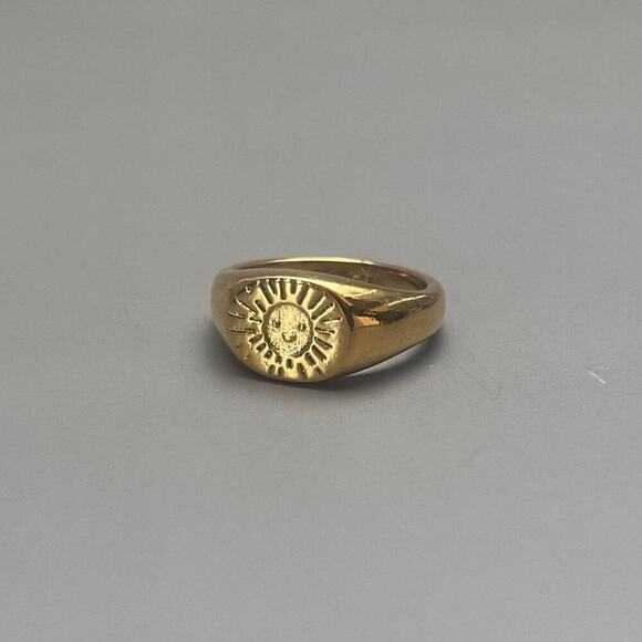 Y2k 2000s vintage gold happy - Picture 1 of 7